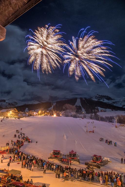 Hotel Soleil Des Neiges Le Sauze Bagian luar foto